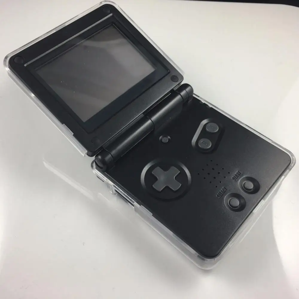 Transparent Clear Case Cover for Gameboy Advance SP Games Console Cover Hard Shell Skin For GBA SP Case