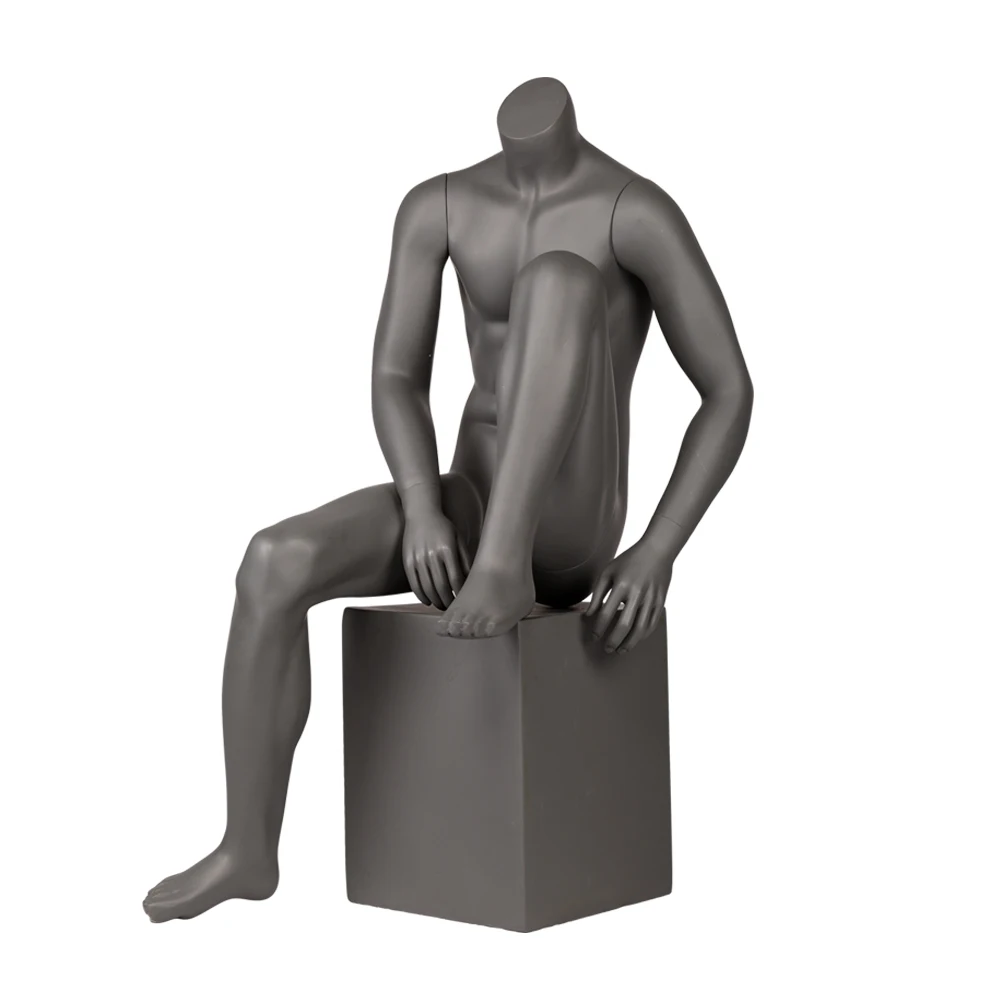 
Man Sitting Model Sports Male Mannequin For Shops 