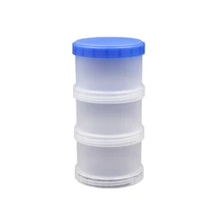 customized 3 pcs protein powder containers storage supplement Container for shaker bottle