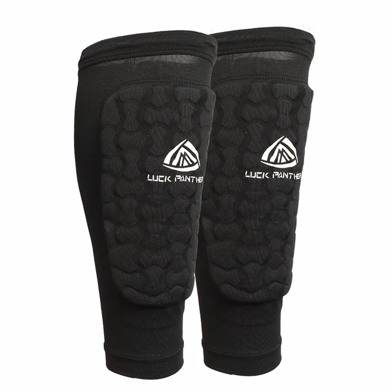 Custom Muay Thai Running Cycling Football Shin Guards Soccer Shin Pads Honeycomb Compression Leg Sleeves Supports with Padded