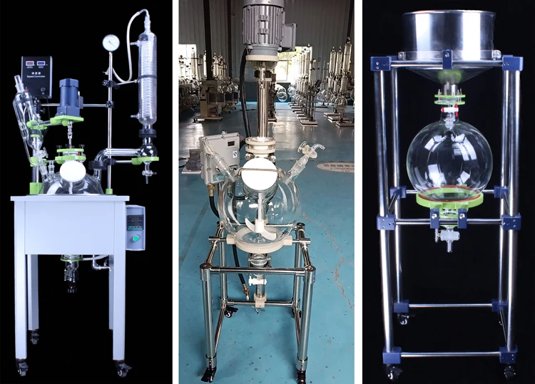 100 Liter Laboratory 20L gg17 Borosilicate Glass Industrial Lab Fermentor Stirred Reactor Bioreactor with Agitator