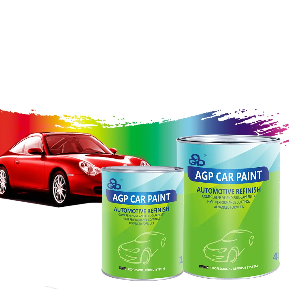 2k Acryl Resin Harden Auto Refinish Harden Paint International Black Car Paint