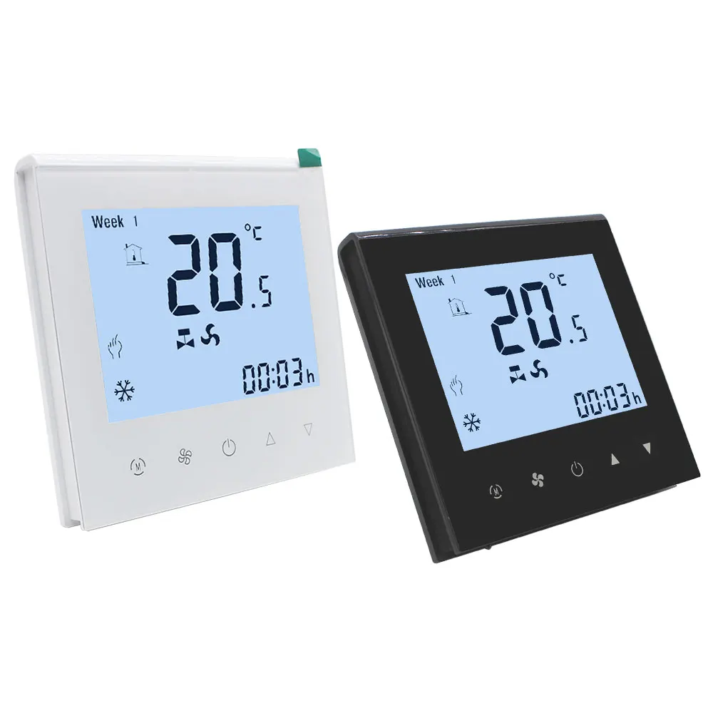 Hotowell WF11 24VAC EC Fan Speed 0-10V Modulating Heating Cooling Valve ODM OEM Thermostat