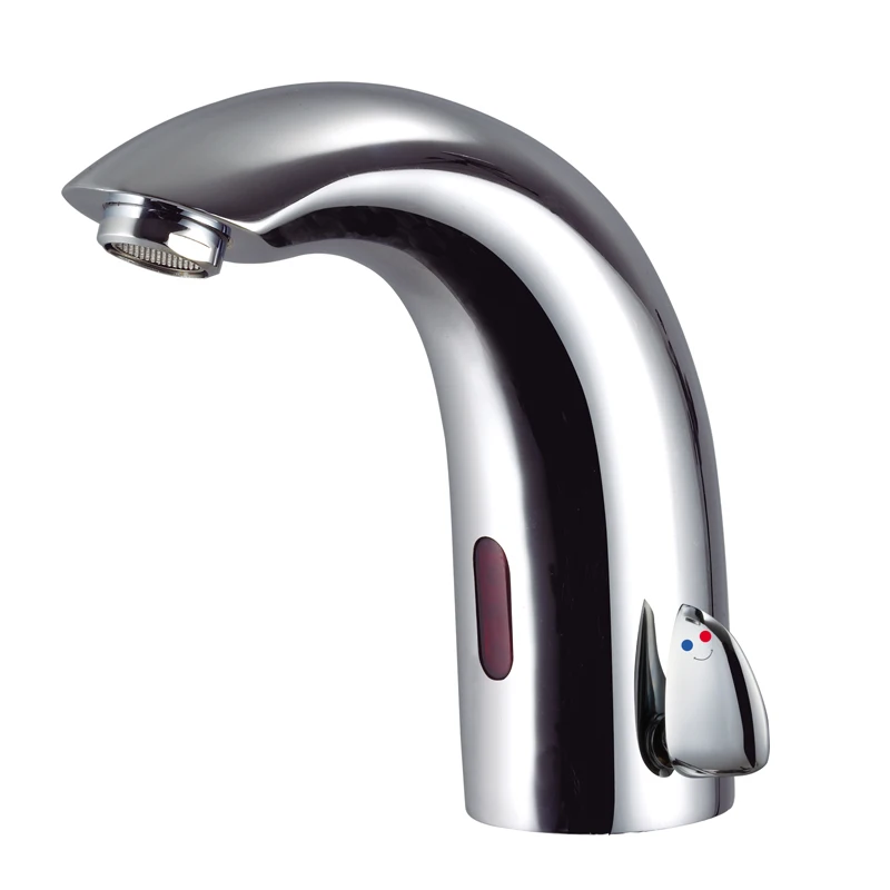 Solid Brass Copper Auto Electric Automatic Sensor Basin Sink Instant Mixer Water Faucets Hotel Bathroom Toilet Tap