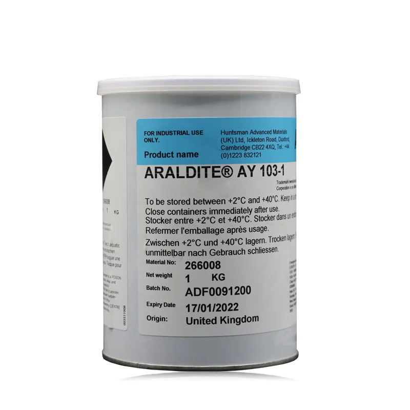 ARALDITE AY103-1 Liquid Epoxy Resin HUNTSMAN Bonding metal motor composites carbon fiber reinforced plastic epoxy resin AB glue