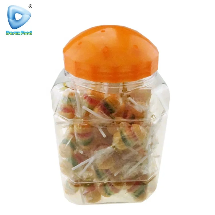 Halal double hamburger soft gummy lollipop supplier