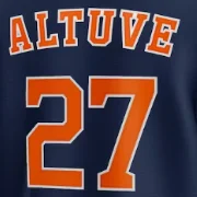 Бейсбольные майки с вышитым верхом Houston 3 Jeremy Pena 27 Jose Altuve 44 Yordan Alvarez 2 Alex Bregman 30 Kyle Tucker
