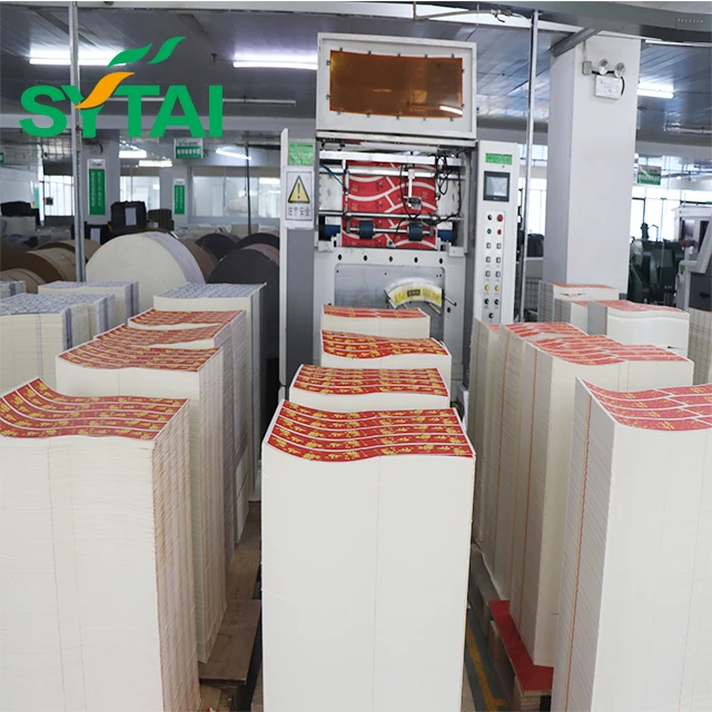 Waterproof offset printing paper cup fan with PE coated one side paper cup sheets