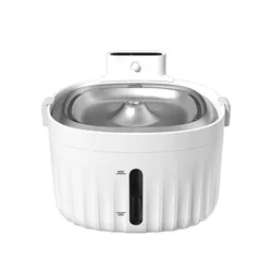 Automatic Noiseless LED Cat Water Fountain Filter Pet Drinking Water Dispenser Stainless Steel Pet Water Fountain