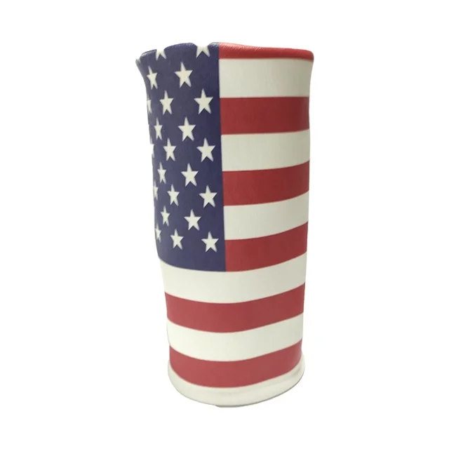 Custom Barrel Design leather Golf Club Covers Driver Head Cover