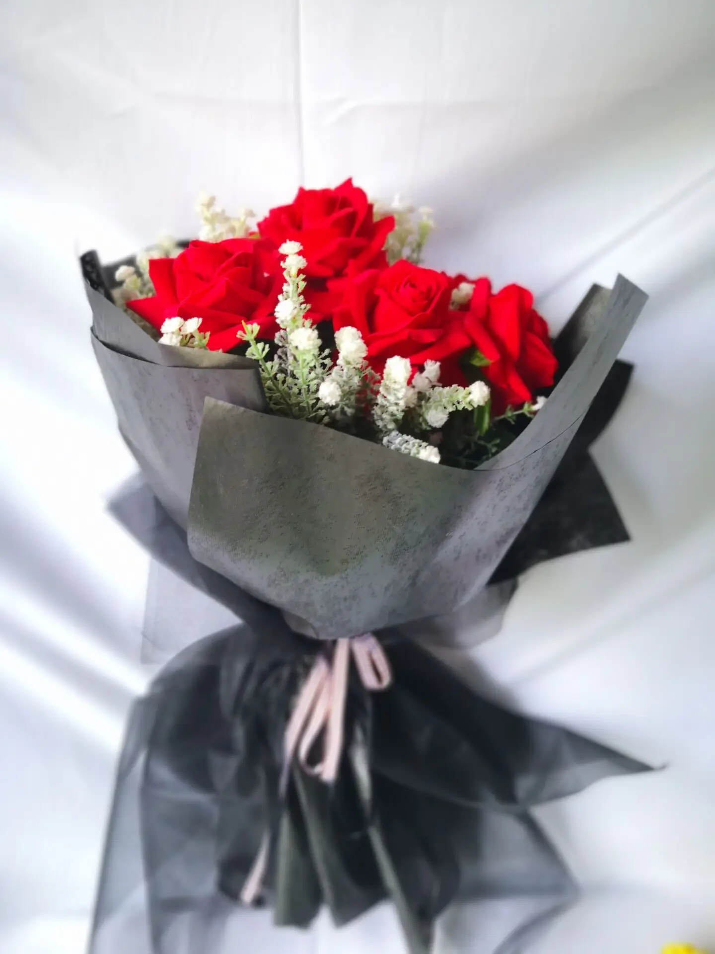 Новый простой нетканый полипропилен для упаковки букета цветов