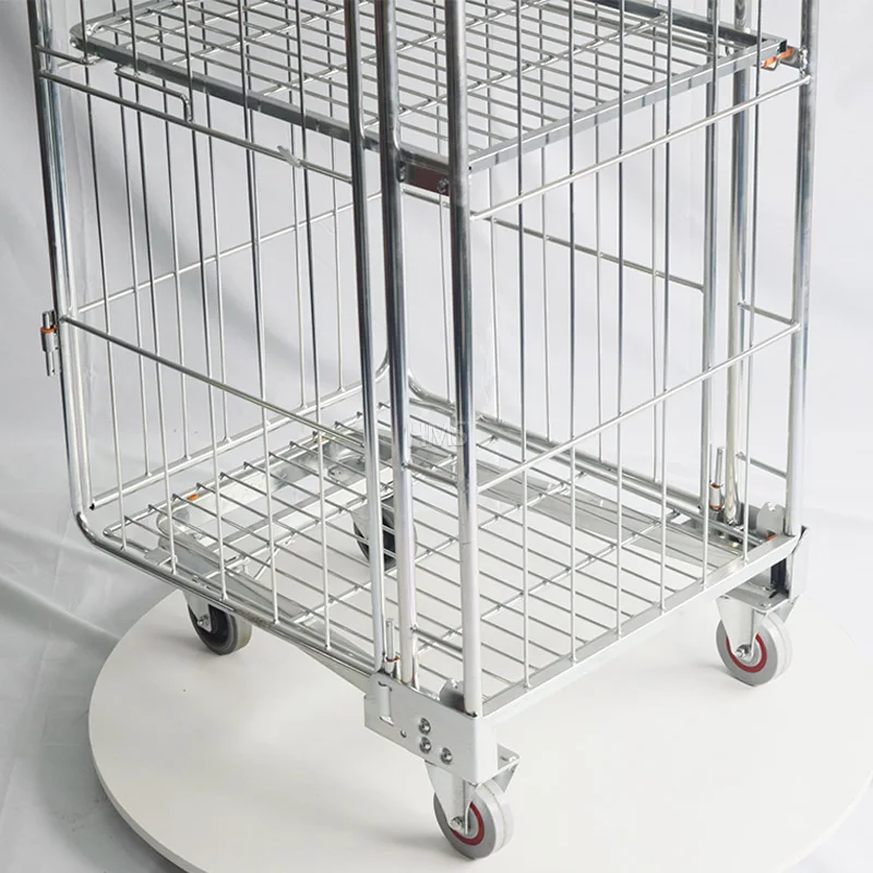 Manufactory Direct Logistic Trolley Cage Trolleys For Transport Roll Cgae