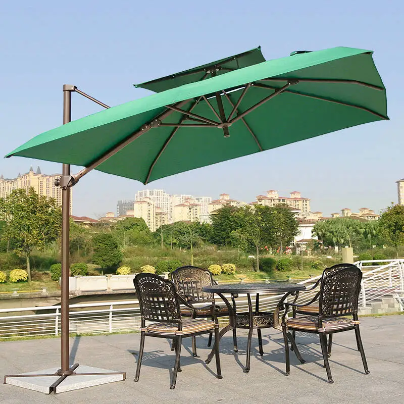 Outdoor Sun Shade Pool Side Parasol Vintage Patio Garden Umbrella Fabric 5+ Years Warranty
