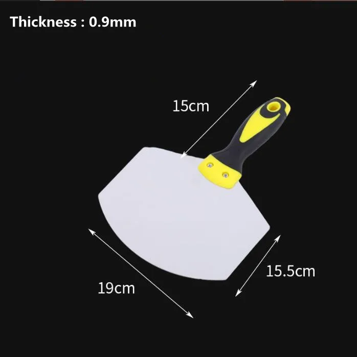 Tool Scoop Scraper Fit Round Bucket Shape for Drywall Mud Compound Stucco Coating