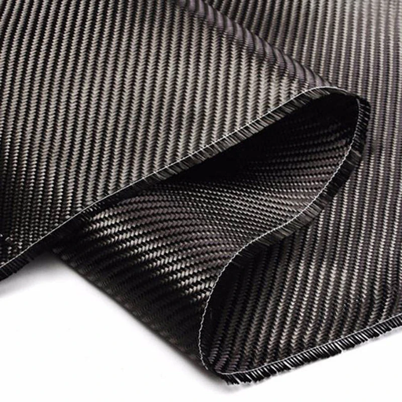 3k 200gsm Plain Twill Weave Setting Carbon Fiber Fabric