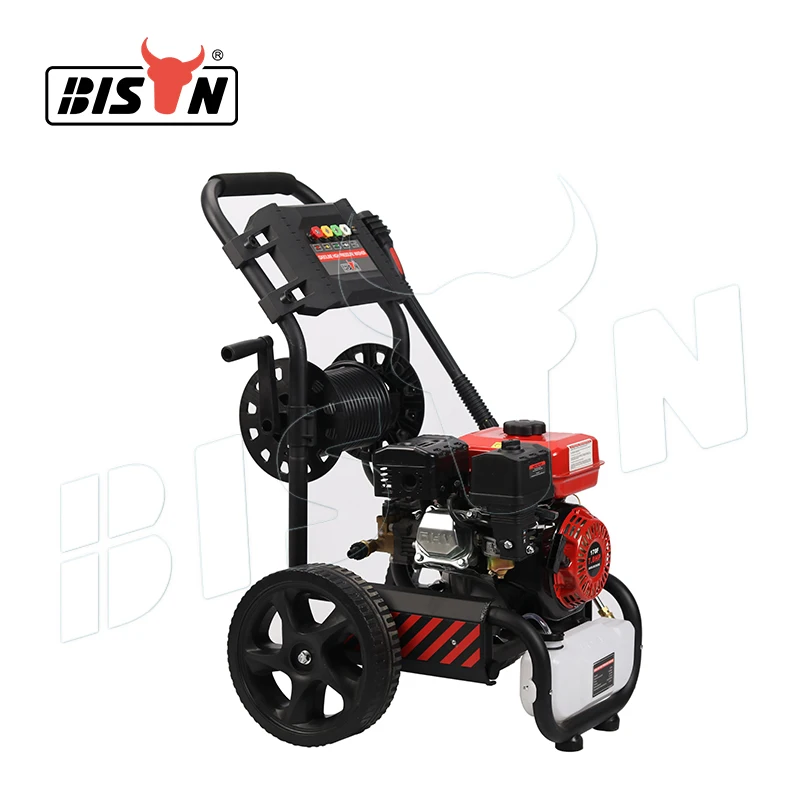 Bison Manufacturer Car Washing Equipment Compact 180BAR 6.5HP 9LPM High Pressure Washer With Ohv Engine