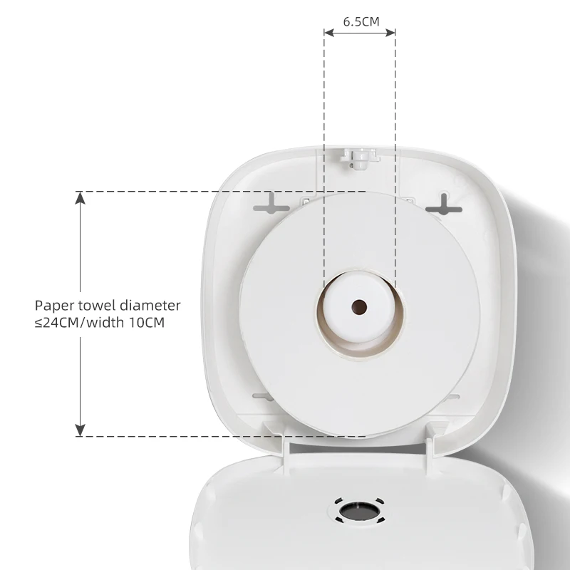 2023 Hot Sale jumbo roll tissue dispenser toilet paper dispenser ABS material tissue paper dispenser for bathroom hotel