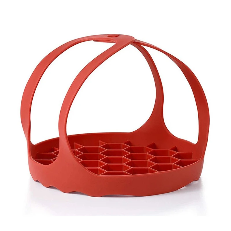 Kitchen silicone pressure cooker sling multi-functional steamer mat silicone steamer with handle boiled egg steamer