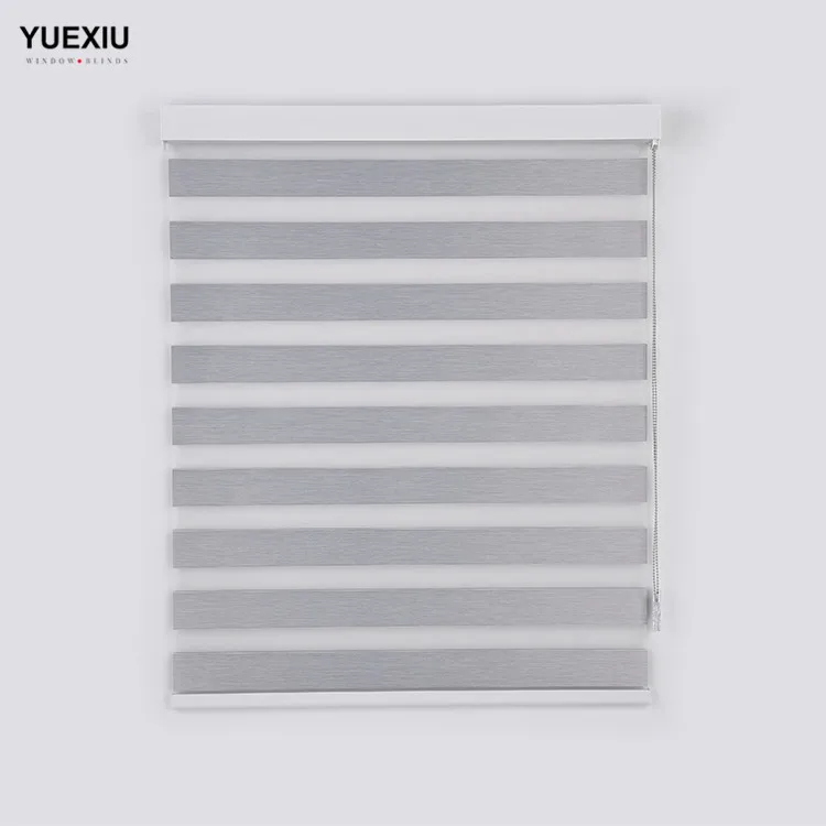Factory Customized Horizontal Roller Curtain Shade Blackout Window Manual Zebra Blinds For Indoor