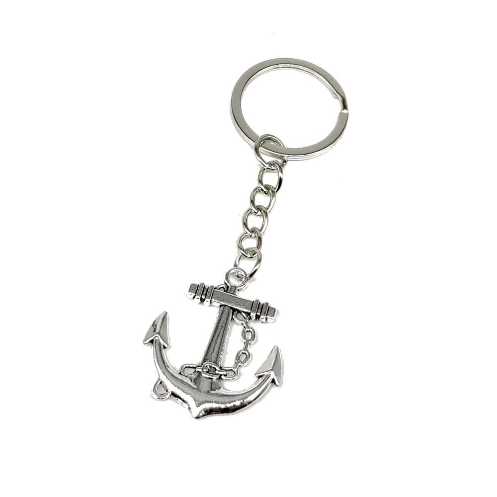 Hot Sale Cool Earth Rocket Metal Keychain  anchor key chain  London Bus Keychain for Boys