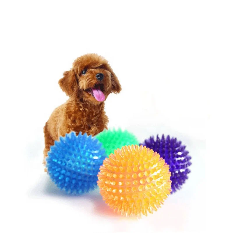 TPR Puppy Toys Dog Toy Squeaky Balls Chew for Dogs