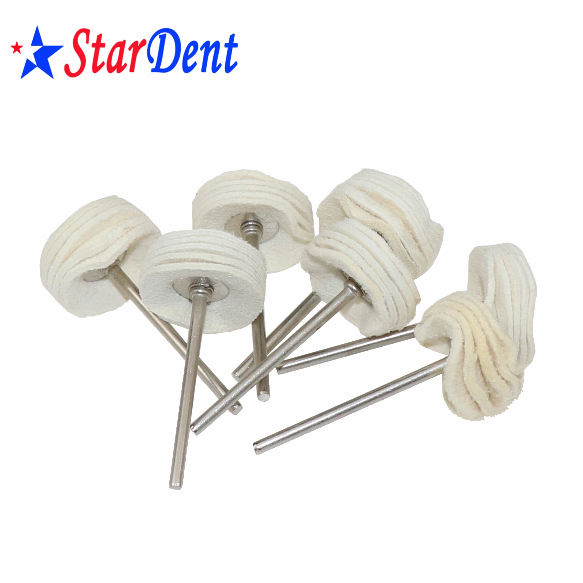 Хорошее качество колеса для овечьей кожи стоматологические лабораторные щетки полировки зубов/запасные части микромотора