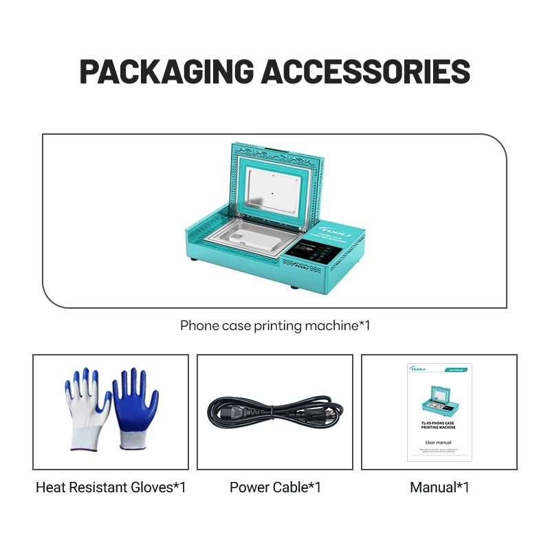 TuoLi Custom Personalized Mobile Cover Diy Phone Case 3D Sublimation Printing Vacuum Heat Transfer Press Machine