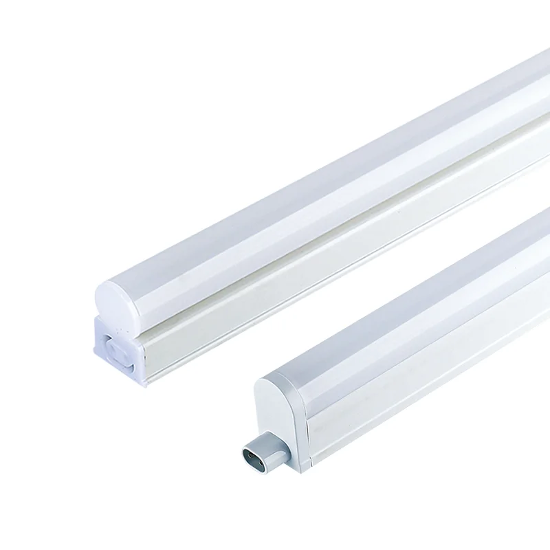 2ft 4ft Integrated T5 LED Tube Light 18W Fluorescent Fixture with Linear Light PC Material Lamp Body for Hotel Lighting