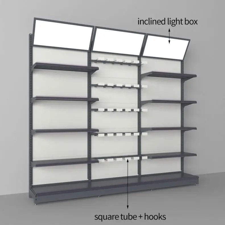 Retail Shop Adjustable Medical Store And Pharmacy Medicine Display Shelf