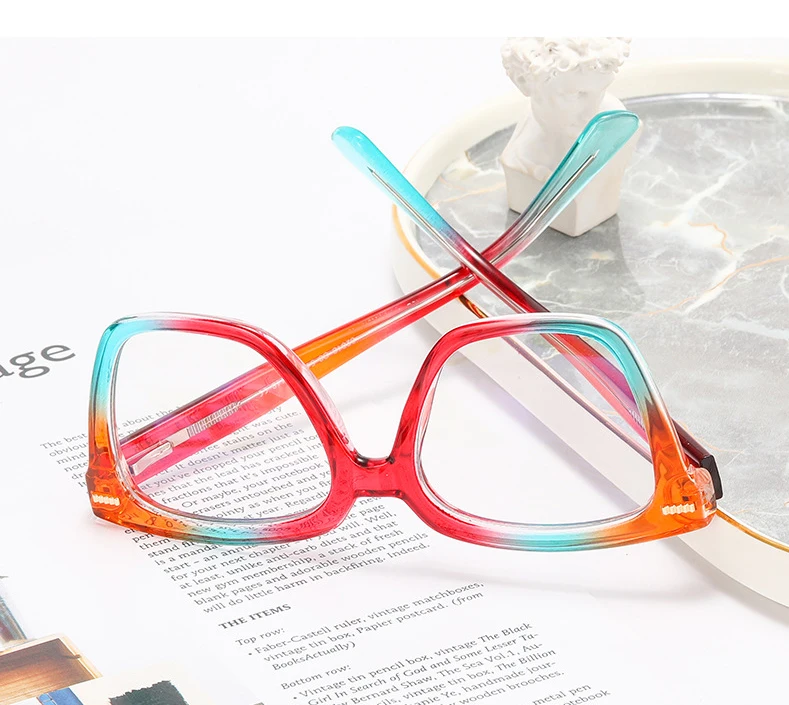 wholesale fashion women stylish colorful eyeglasses anti blue light blocking optical frames eyeglasses