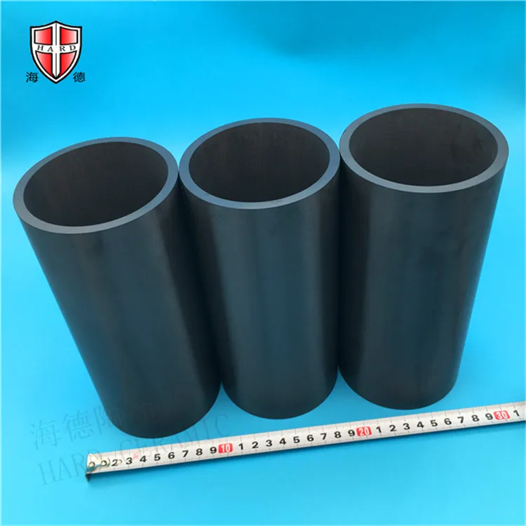 Manufacturers good heat dissipation high temperature insulated Si4N4 silicon nitride ceramic cylinder sleeve