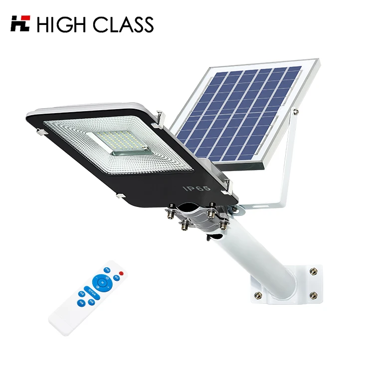 HIGH CLASS Energy saving outdoor adjustable ip65 garden 50w 100w 200w 300w 500w led solar street lamp
