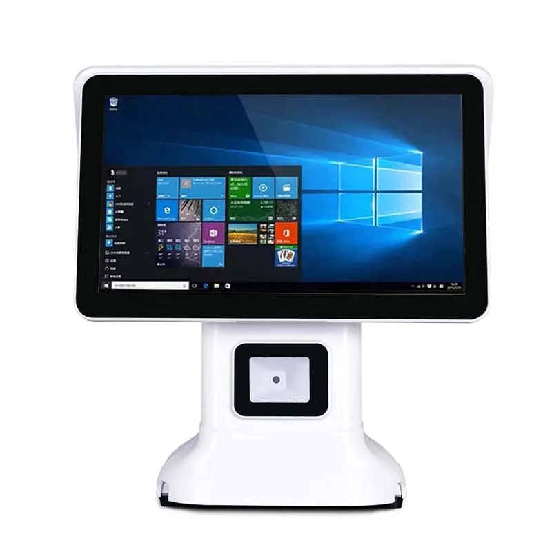 15 inch Windows 10 True Flat Touch Screen Pos System Windows 10 Pos System for Retail Shop