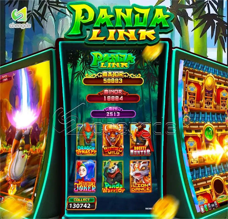 Custom Dragon Skill Game Board Panda Link 32 43 55 Inch Vertical Arcade Game Machine Skill Game Machine Cabinet