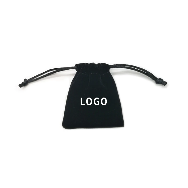 Fashion Black Jewelry Pouches Velvet Gift pouches Bags