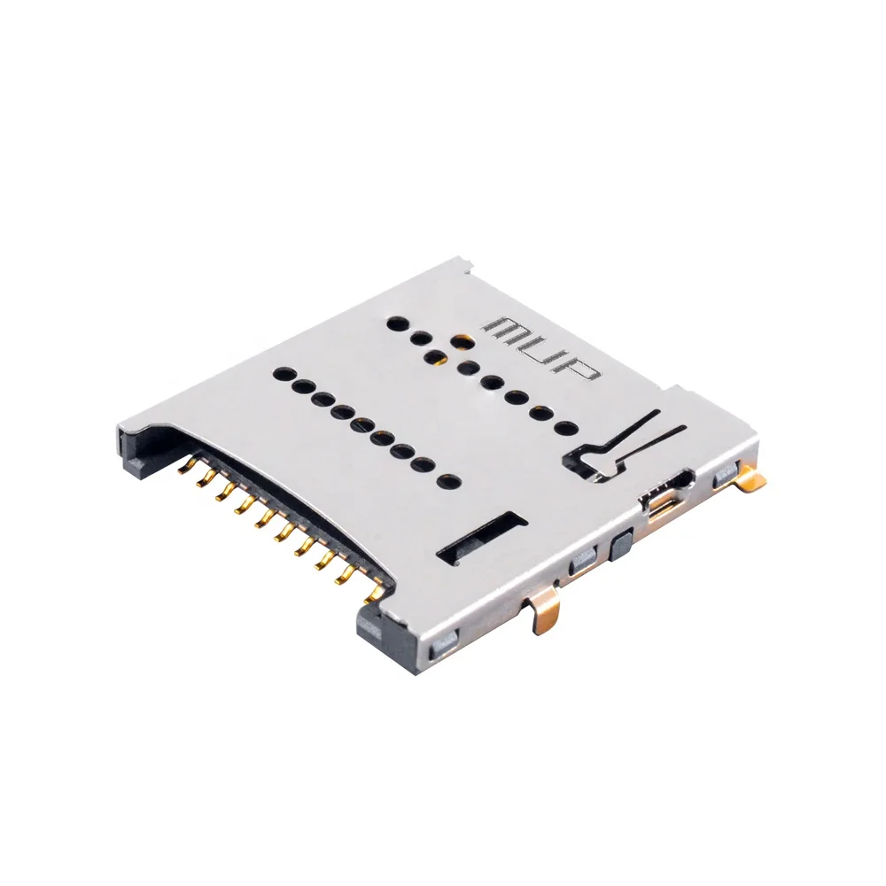 MUP SMT TYPE TF 4.0 push push type memory card connector socket smart card connector