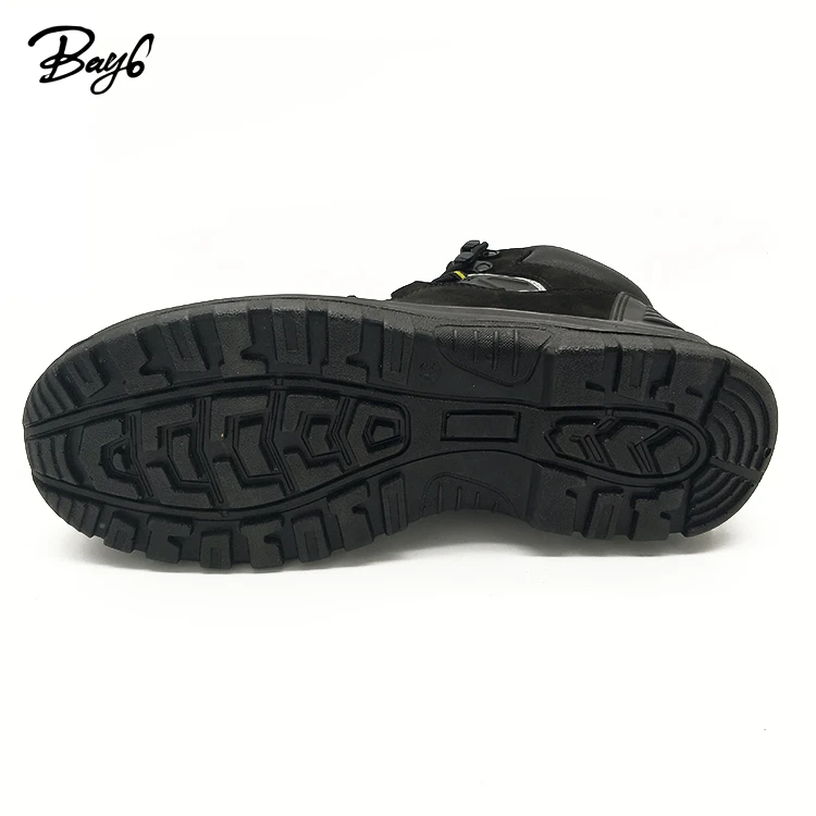 Split Black Top Nubuck High Heel Steel Toe Ventilate S3 Athletic Safety Shoes Work