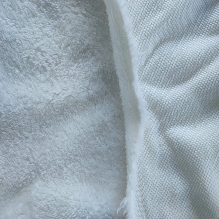 China Supplier high quality selling knitted plush fabric