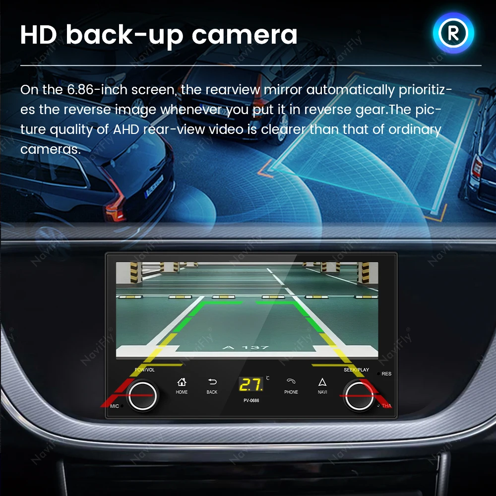 Автомобильный медиаплеер Navifly DD2 MP5 gps-навигатор