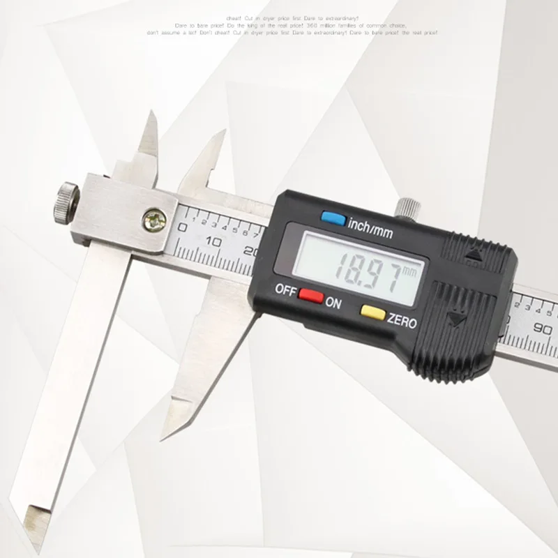 Digital Caliper Stainless Steel Vernier Caliper Electronic Caliper With Lcd Display