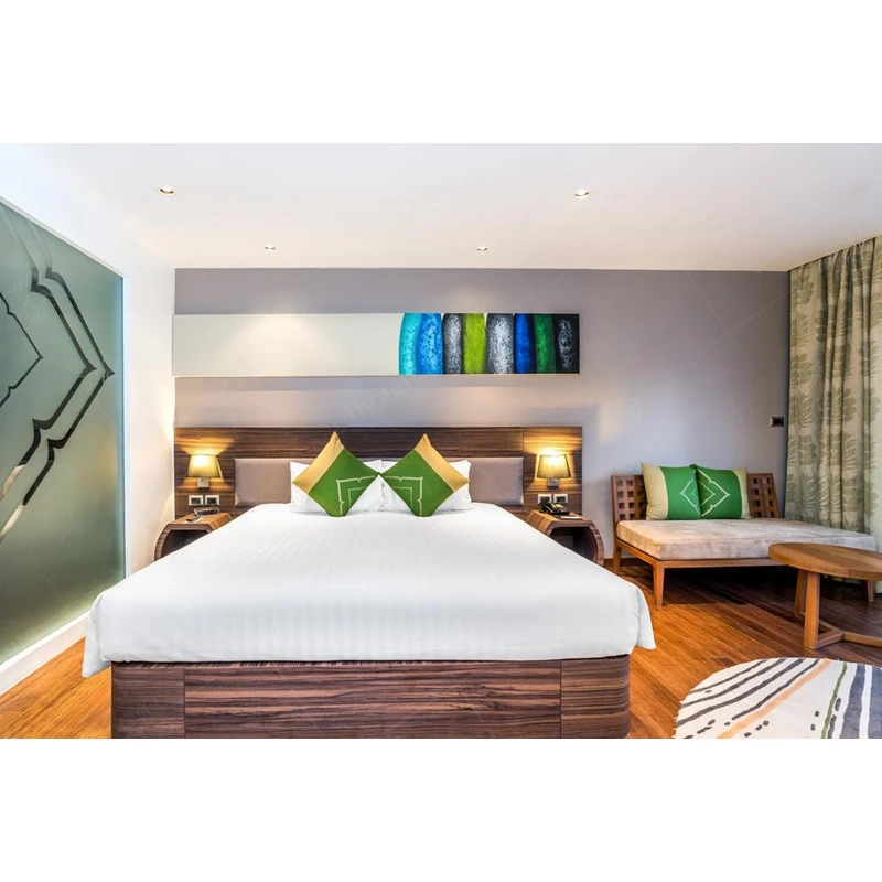 Cheap Price Custom 3 Star Hotel Villa Bedroom Furniture Bed Room Set