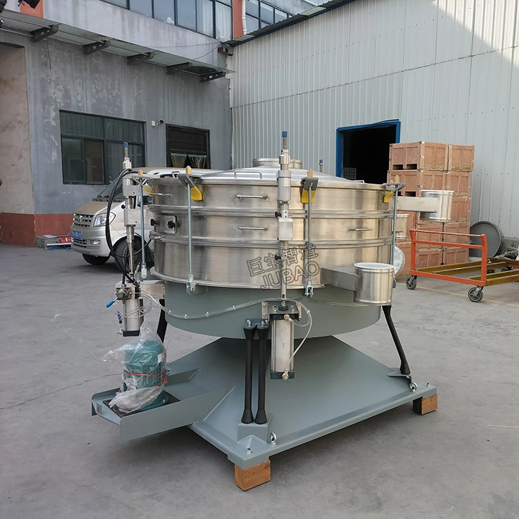 Large capacity circular vibratory sieve tumbler screen machine separator for aggregates granule