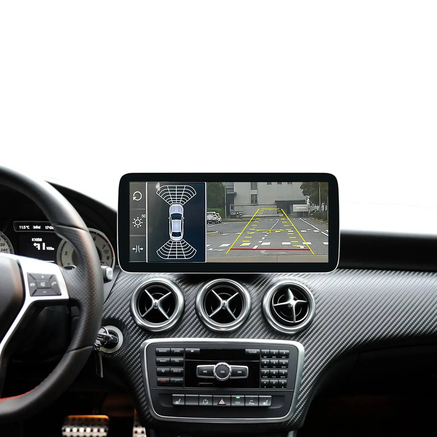 12 3 дюймов 8 г + 256 Snapdragon ядер carplay аудио gps мультимедийная стереосистема для Mercedes Benz GLA CLA класс 2013-2015 NTG4.5