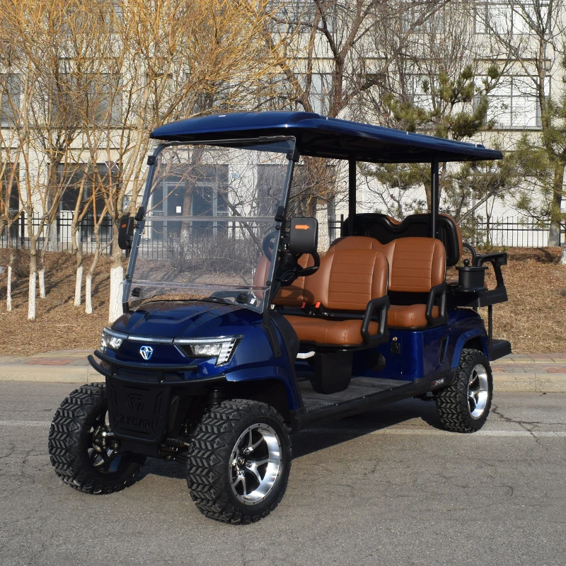 Best Selling Various 48V Golf Buggy Good Quality Club Electric 6 Seater Golf Cart