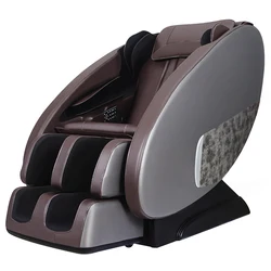 2021 New Design 4d Massage Chair Foot Spa Massage Seat Zero Gravity Massage Chair Sale Black Leather Auto Body Hands