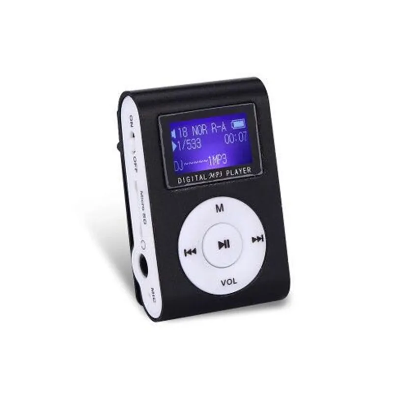 Classic insert TF card metal clip mini MP3 music player sport gift clip MP3