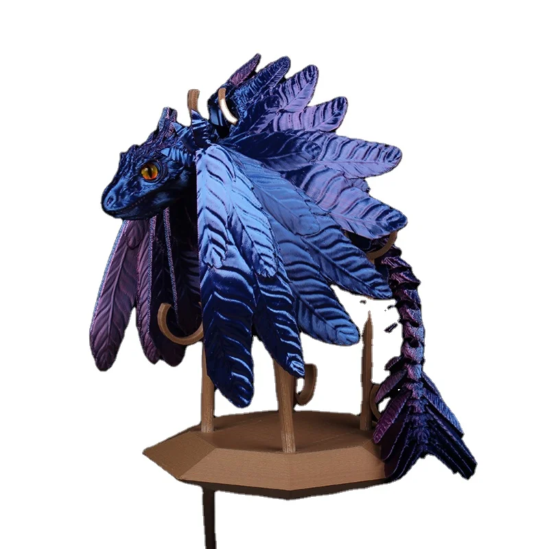 New Design Custom 32CM The First Flying Dragon Gradient Color 3d Printed Toys Customized Kids Toys Desk Toys