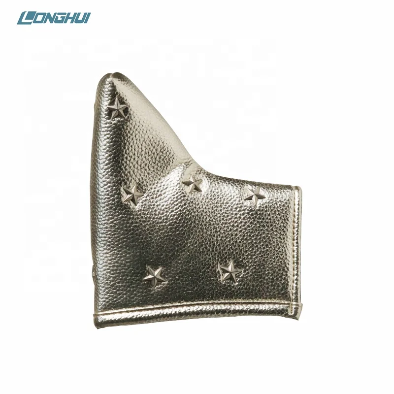 New Design Golf Head Covers Hot Style OEM Five Pointed Star Decoration Custom Logo With Best Services Putter Cover Golf