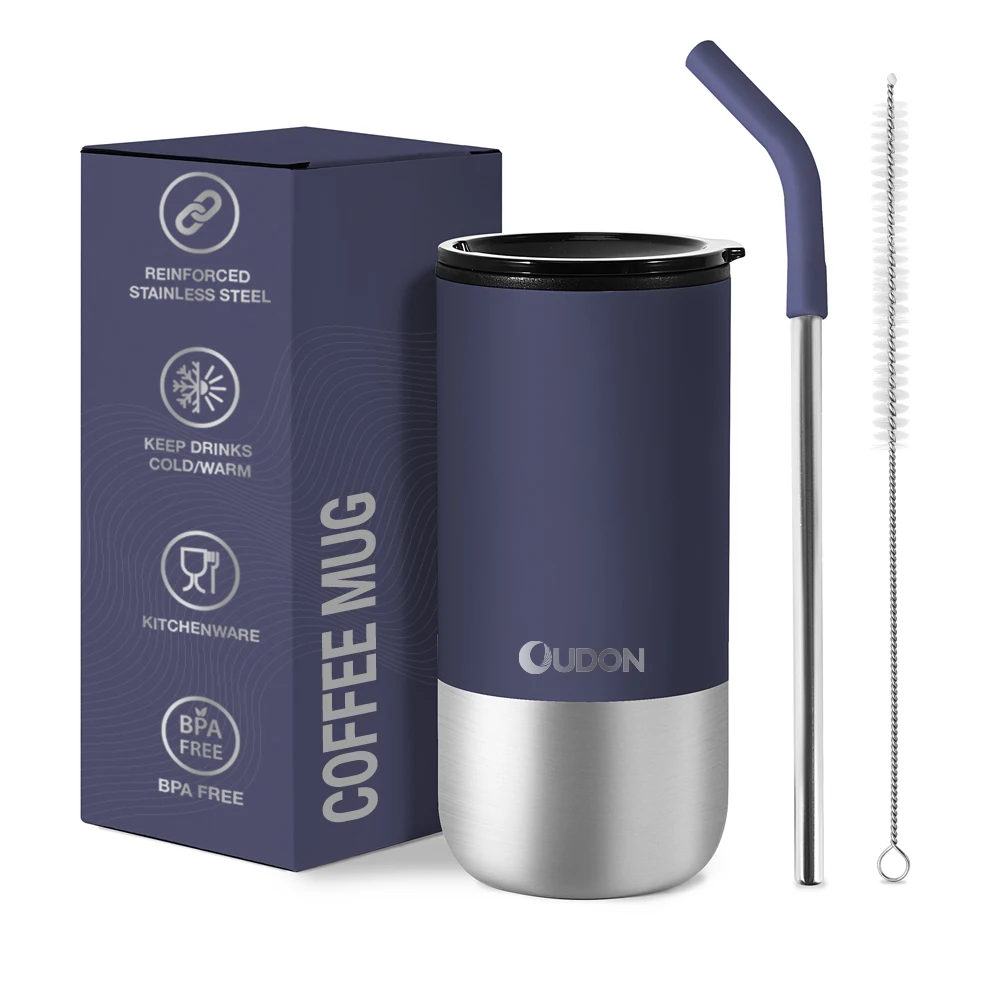 BPA Free Double Wall PP Inner and 201Stainless Steel Coffee Mug