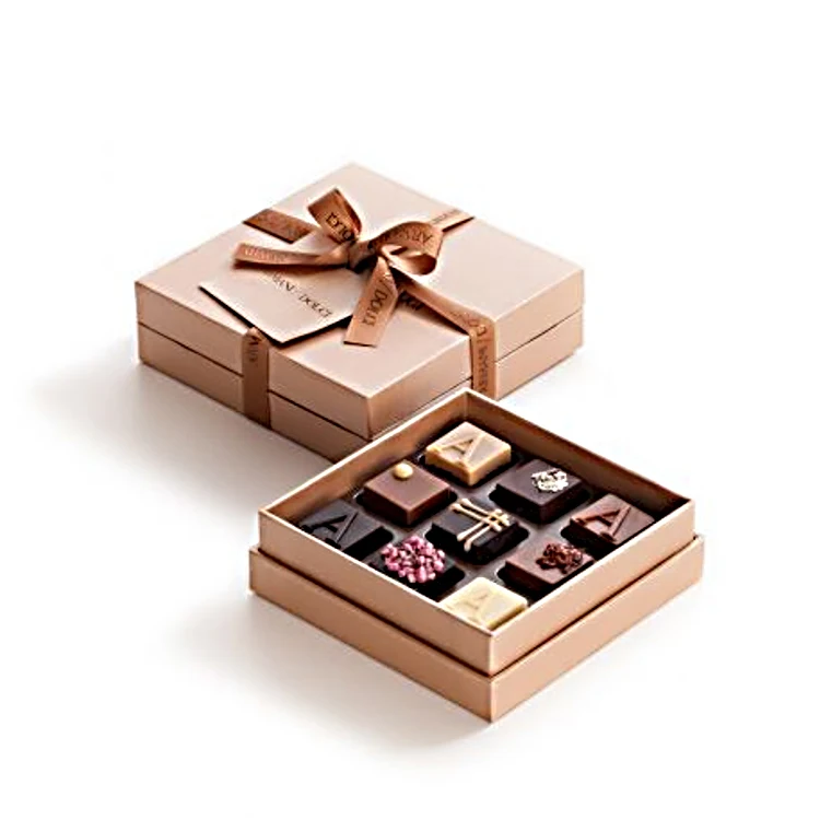 Оптовая Продажа с фабрики изготовленные на заказ Роскошные картонные упаковочные коробки для печенья конфет чайный пакетик шоколадная коробка